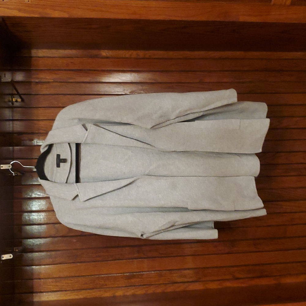 J CREW SIZE 2X Gray Longline Sweater Coat